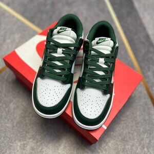 👟Nike DUNK White and Green Fashion sports shoes